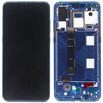 Pantalla completa Mi 9 SE con marco azul *ORIGINAL*