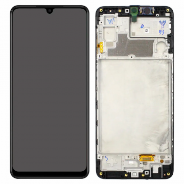 Pantalla con marco Samsung M22 2021 M225 / F22 Negro *ORIGINAL*