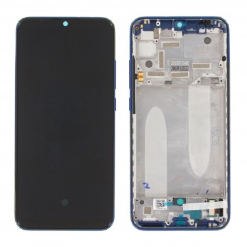 Pantalla Xiaomi Mi A3 con marco azul *ORIGINAL*