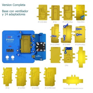 Precalentadora Aixun iHeater Pro con ventilador y 14 adatapdores