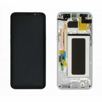 Pantalla con marco plata para Samsung S8 G950 *ORIGINAL*
