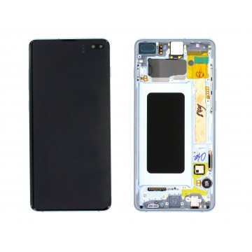 Pantalla Original Con Marco Samsung S10 Plus (G975)  *Azul*