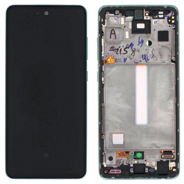 Pantalla Samsung con marco Verde  A52s A528B *ORIGINAL*