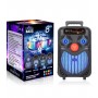 Altavoz Karaoke Portátil PZX, micrófono, batería recargable, Bluetooth, USB, radio FM, Tarjeta SD, Aux *NDR P66*