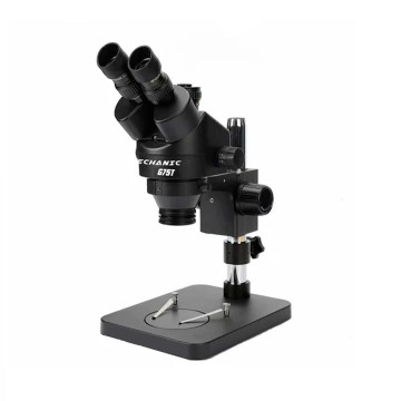 Microscopio Trinocular mecánico, de gran aumento ZOOM HD *G75T-B1*