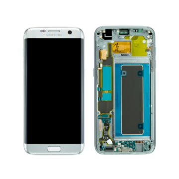 Pantalla completa con marco Samsung S7 Edge G935F Plata
