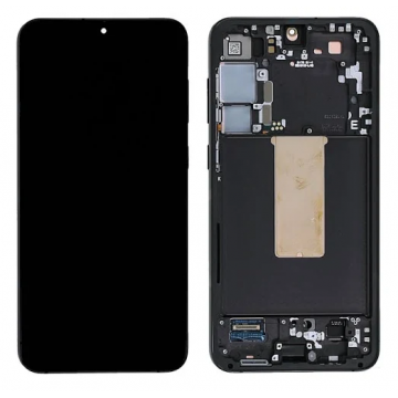 Pantalla con marco Negro Samsung S23 S911 *ORIGINAL*