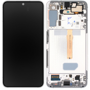 Pantalla con marco blanco Samsung S22 S901 *ORIGINAL*