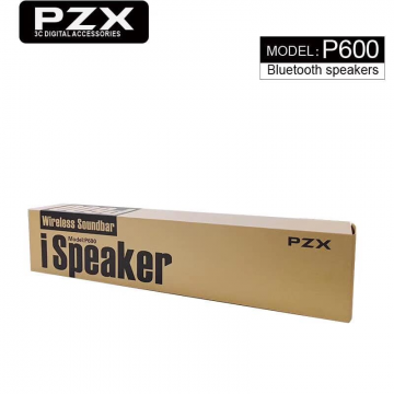 Altavoz Portátil PZX, batería recargable, Bluetooth, USB, radio FM, Aux Model: P600
