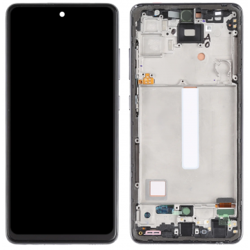 Pantalla con marco plata Samsung A52 A526 *ORIGINAL*