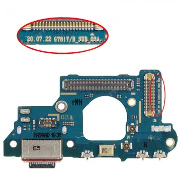Placa de carga y micro Samsung S20 FE 5G *G781B*