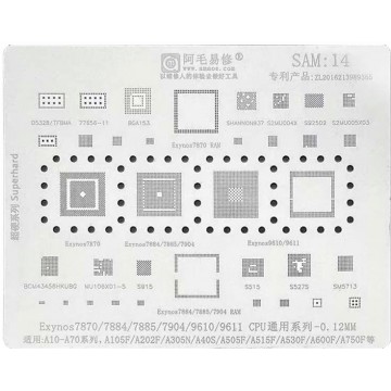 Plantilla Reballing de SAM14 BGA para Samsung