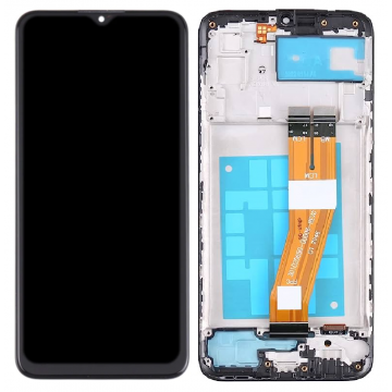 Pantalla con marco Samsung A03 A035F (Pequeño) NEGRO *COMPATIBLE*