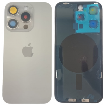 Tapa trasera IPhone 15 Pro - *TITANIO NATURAL*