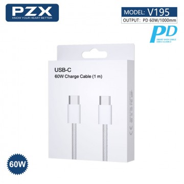 Cable Tipo C A C Nylon PD 60W Model: V195