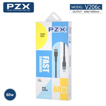 Cable Tipo C a C Nylon 60W Model: V206C