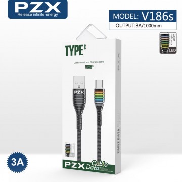 Cable Tipo Usb a C Nylon 3A Model: V186S