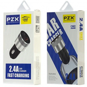 Cargador Coche 2.4A Usb-C  C902 Pzx