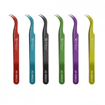Pinzas Mechanic Punta Curva *AA-KING15*