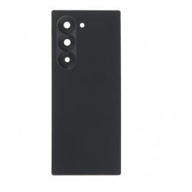 Tapa Con Cristal De Camara Samsung Z Fold 5 F946B *NEGRO*