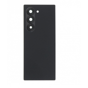 Tapa Con Cristal De Camara Samsung Z Fold 5 F946B *NEGRO*