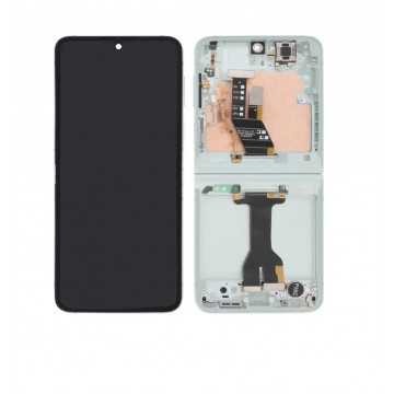 Pantalla original con marco Samsung Galaxy Z Flip 6 F741 *VERDE*