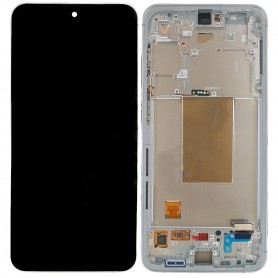Pantalla con marco plata Samsung S24 FE S721 *ORIGINAL* Pantalla con marco plata Samsung S24 FE S721 *ORIGINAL*