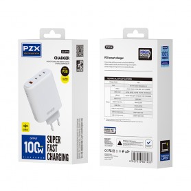 Cargador 4 Salida Carga Ultra Rápida 100W PZX *P58*