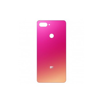 Carcasa trasera rosa  Mi 8 Lite