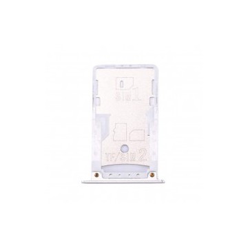 Bandeja Dual SIM/SD blanca/plateada Redmi Note 4