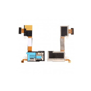 Flex con lector de tarjetas SIM y Micro SD para M2 Dual D2302/S50H/M2 Aqua D2403/D2406