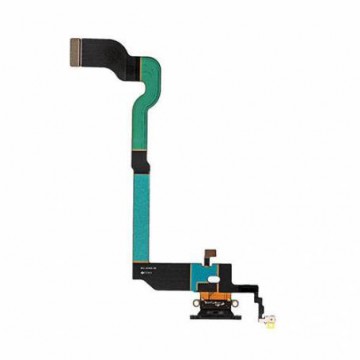 Flex de carga Iphone X Negro