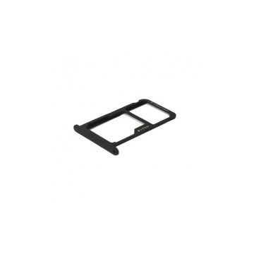 Bandeja porta SIM y MicroSD color Negro para Huawei P8 Lite 2017