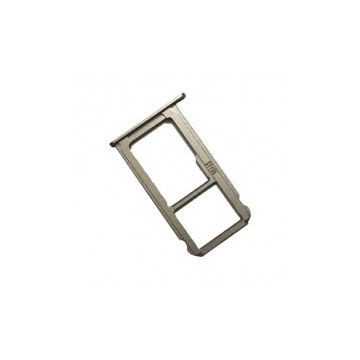 Porta Sim y MicroSD gris para Huawei P9 Lite