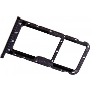 Bandeja porta tarjeta Sim y MicroSD para Huawei P20 -Negro