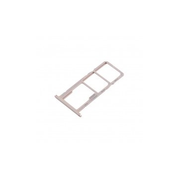 Bandeja porta Sim y MicroSD color dorado para Huawei Y5 2018 / Y5 Prime 2018