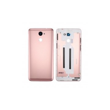Tapa trasera color Rosa con cristal lente para Huawei Y7 2017 / Enjoy 7 Plus / Y7 Prime 