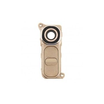 Embellecedor mas boton trasero Dorado para LG G4 H815