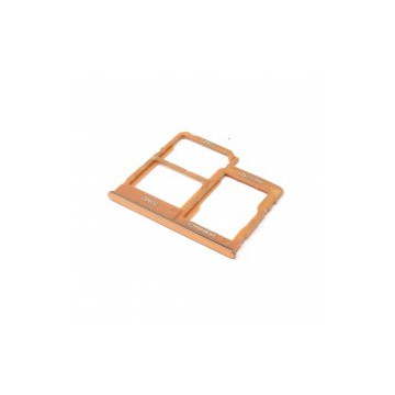 Bandeja Dual SIM+Micro SD naranja  A40 A405