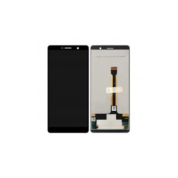 Pantalla completa color negro para Nokia 7 Plus 2018