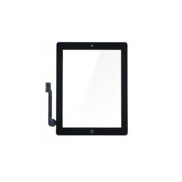 Tactil color negro con boton Home para iPad 4