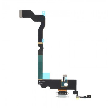 Flex Conector de Carga IPhone XS Blanco