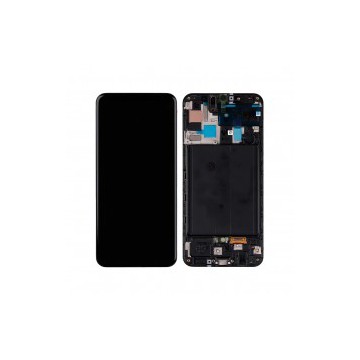 Pantalla completa con marco  A50 A505 negra