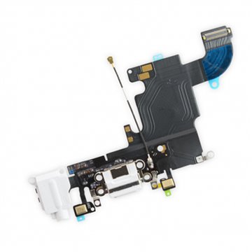 Flex Conector Carga iPhone 6S Blanco