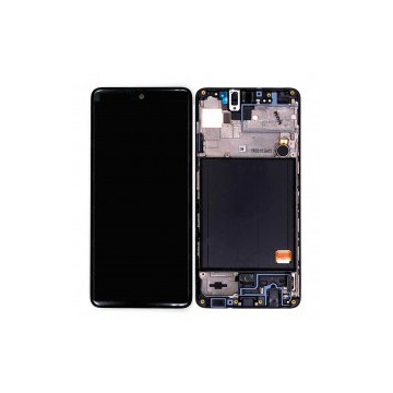 Pantalla completa con marco  A50 A505 negra