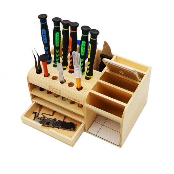 Caja organizadora de madera