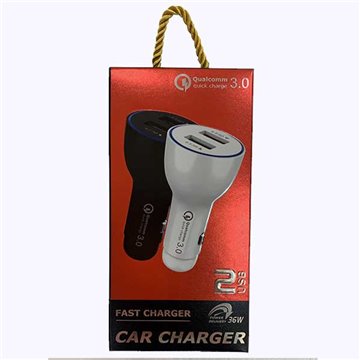 Cargador Fast changer Usb Dual Coche 