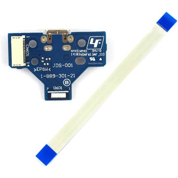 Placa conector de carga mando PS4 JDS-001 + Flex