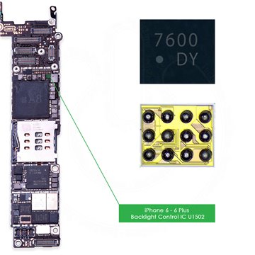 Chip IC Backlight Iphone 6 / 6+ U1502 & U1580