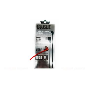 Cable Micro Usb 3A Nylon 90º  Model:V118